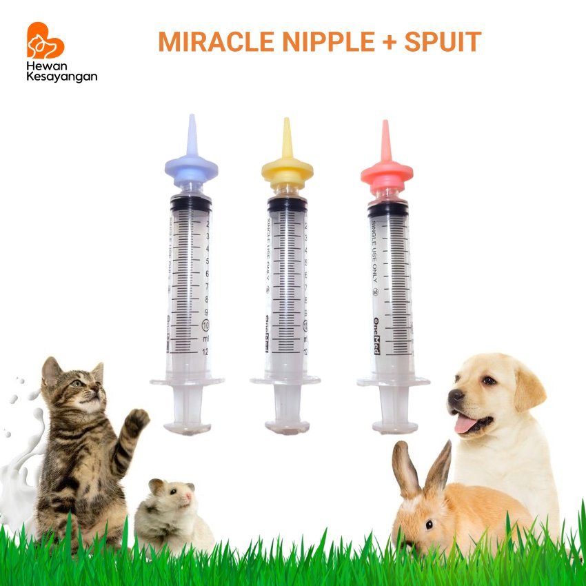 Dot Susu Spet Spuit Nipple Dot Silikon Kucing Anjing dll