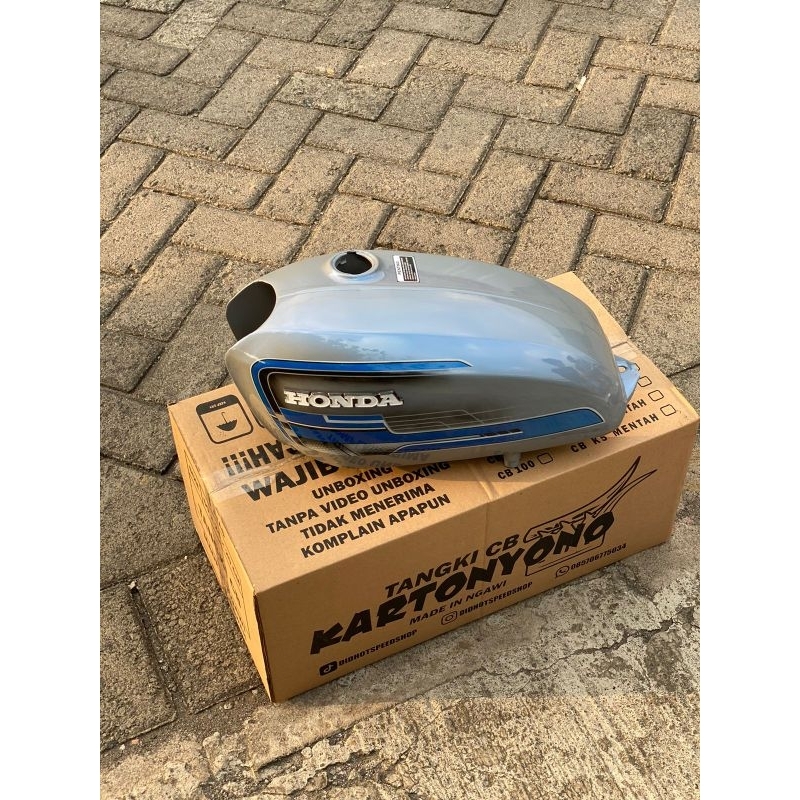 tangki cb kartoyono cb125 cat lembayung tinggal pakai