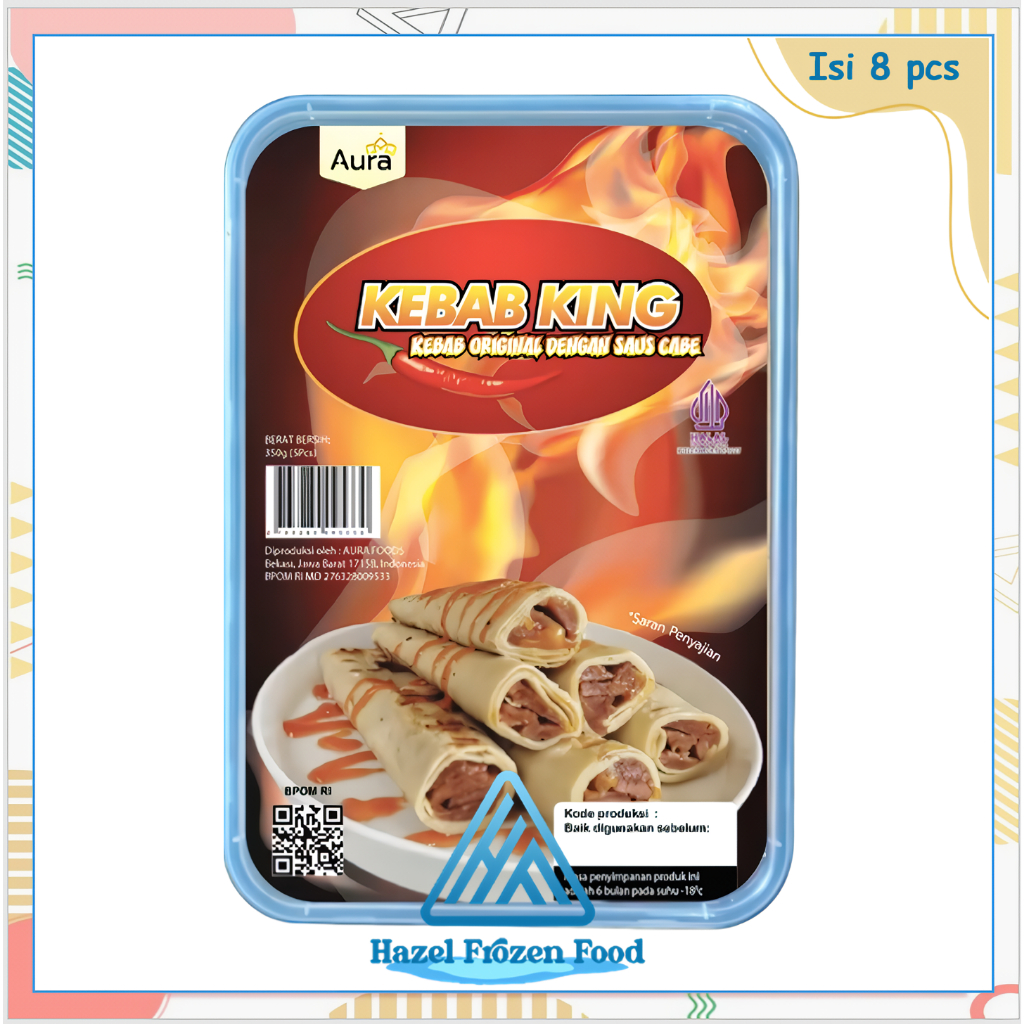 

Kebab King Saus Cabe 350 g Frozen Food Karawang