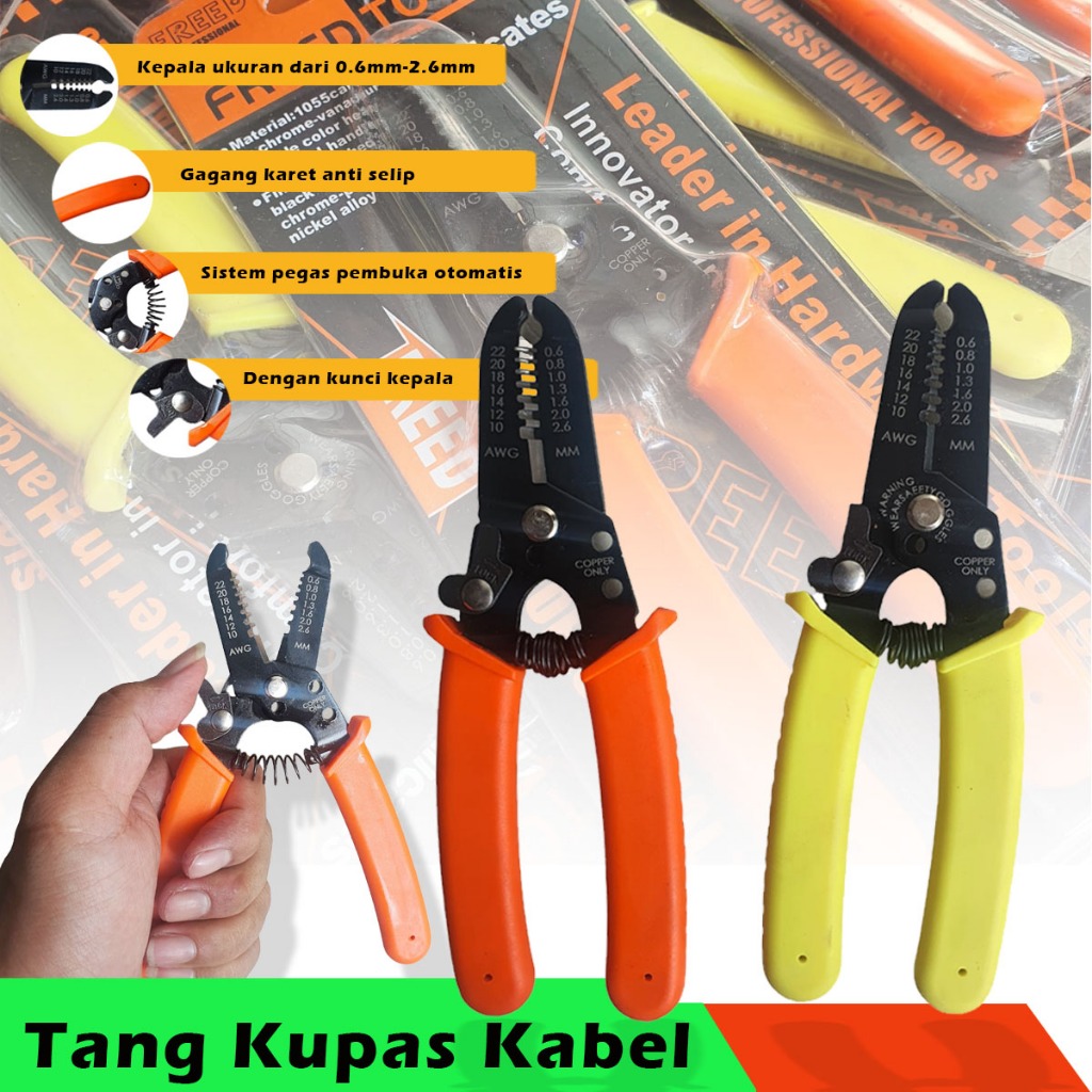 Tang Kupas Kabel - Tang Pengupas Kulit Kabel - Tang Kupas Tang Potong Kabel