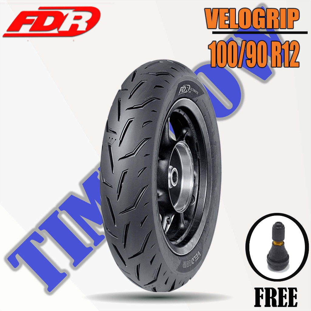 Ban Depan Motor HONDA NEW SCOOPY  // FDR VELOGRIP 100/90 R12 Tubeless