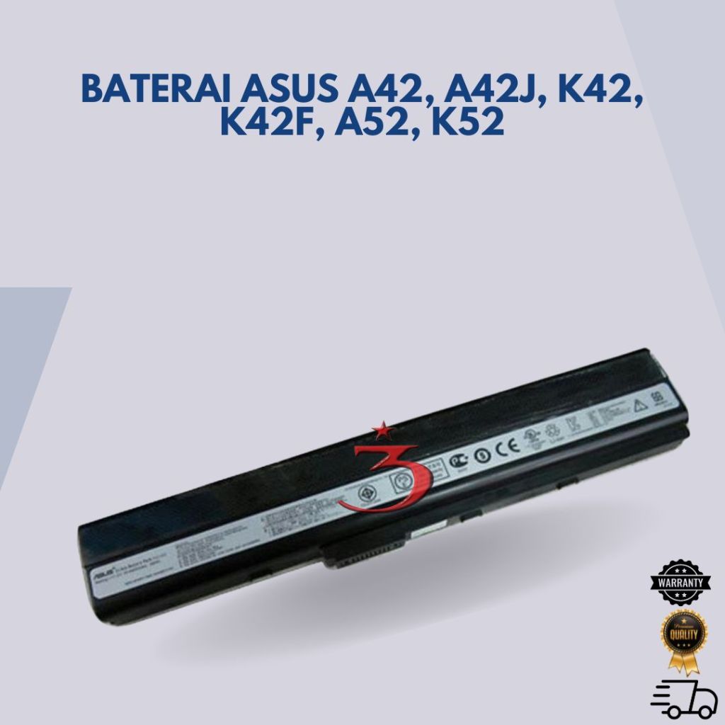 Baterai Asus A42, A42J, K42, K42F, A52, K52 Original