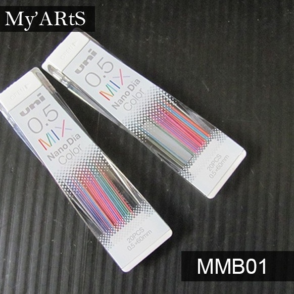 

Uni Nano Dia Color Mechanical Pencil Lead Refill 5 mm Isi Pensil Mekanik Warna KODE S2S7