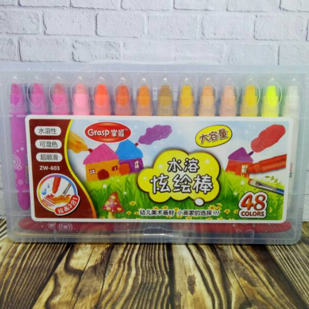 

KODE O2P3 Crayon 48 warna Grasp Mata Besar ORIGINAL KODE 63