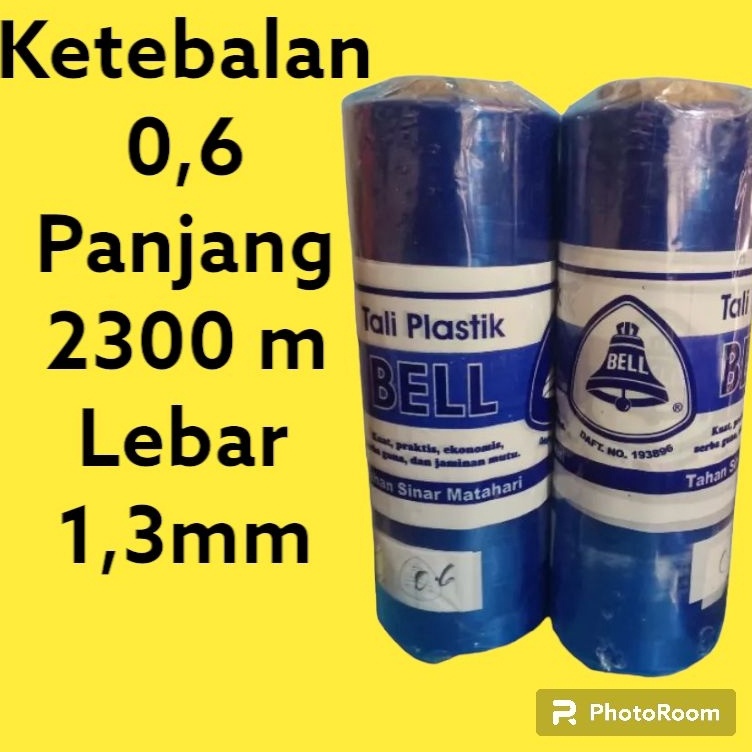

KODE A6L2 TALI PLASTIK CAP BELL KUAT PRAKTIS EKONOMIS