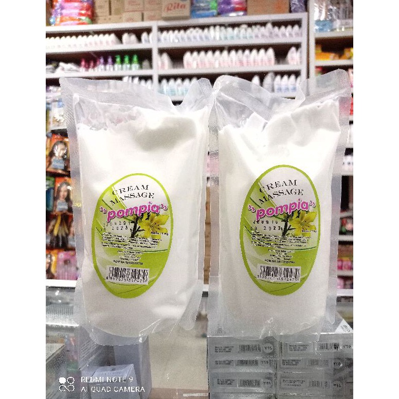 Cream Massage Pompia  krim untuk pijat 1 gram f N3O5