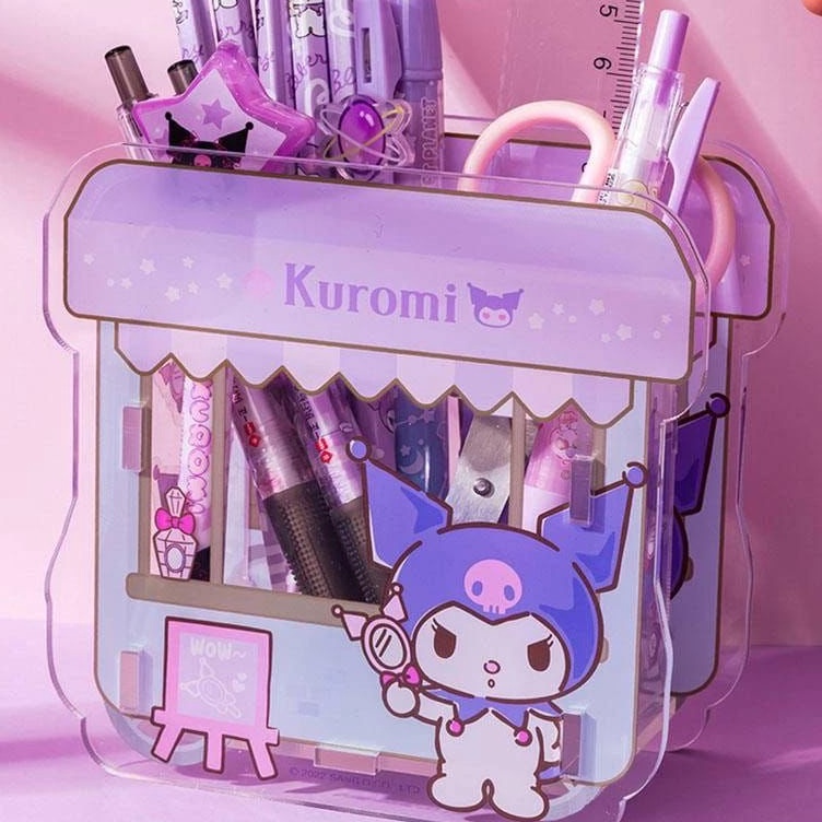 

Tempat Pulpen Stationery Kotak Penyimpanan Organizer Meja Tempat Pulpen Akrilik Sanrio KODE N5H4