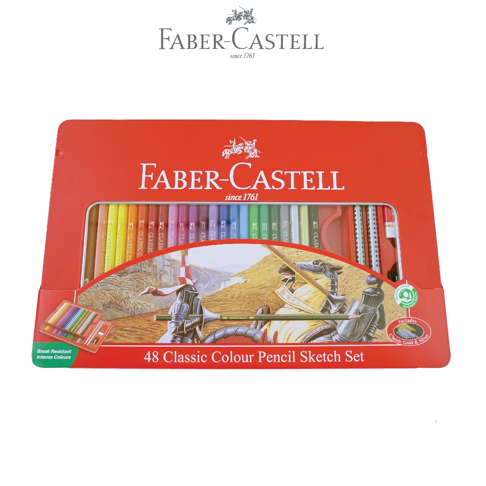 

KODE R8C FaberCastell Classic Colour Pencils set 48 Tin