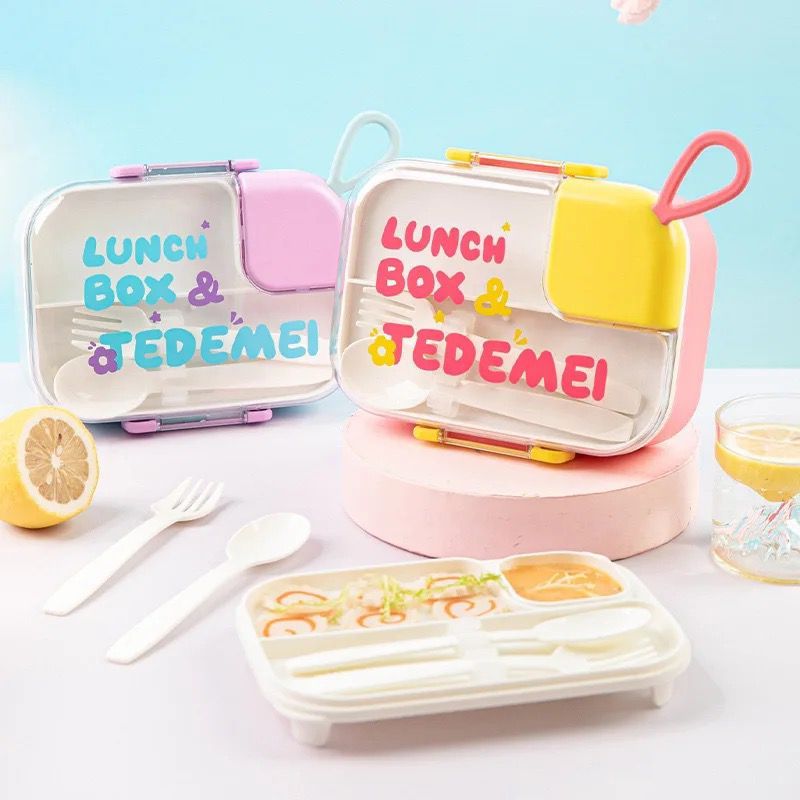 TEDEMEI 6785 Lunch Box / Kotak Makan Anak TEDEMEI LUNCH BOX TEDEMEI SET