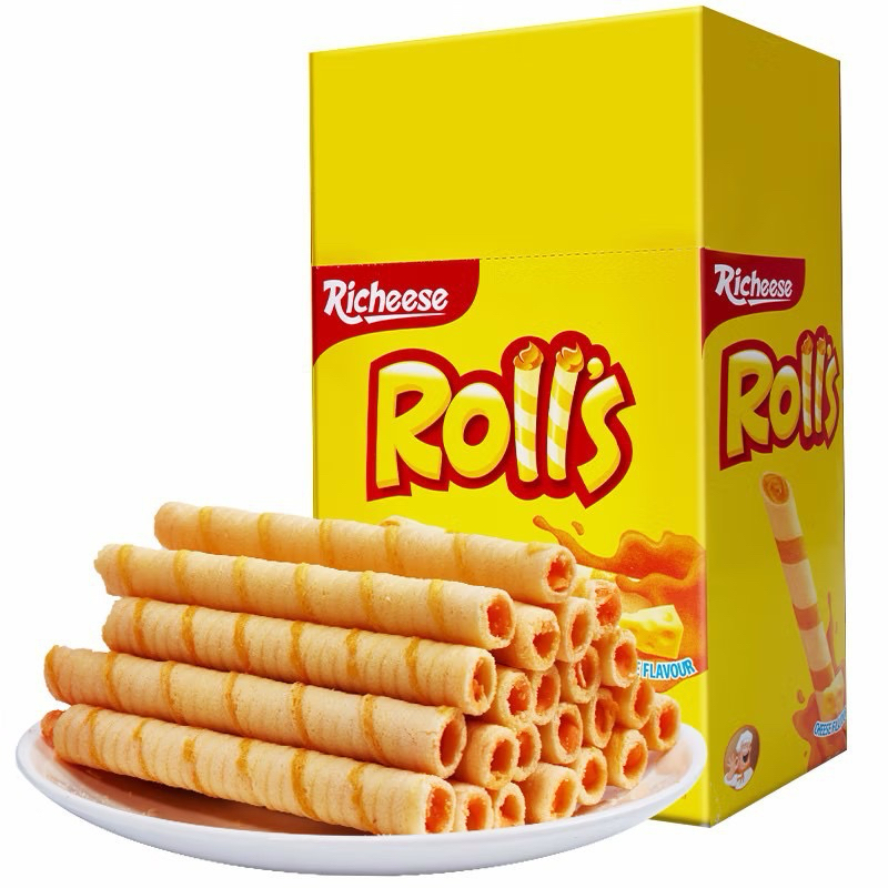 

Wafer Nabati Rolls Stick 20 X 6 Gr Rasa Keju by Jadoel_Snack