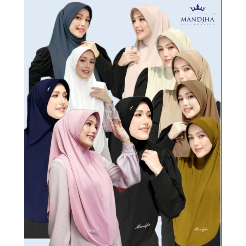JASMINE BERGO HIJAB INSTANT BY MANDJHA IVAN GUNAWAN