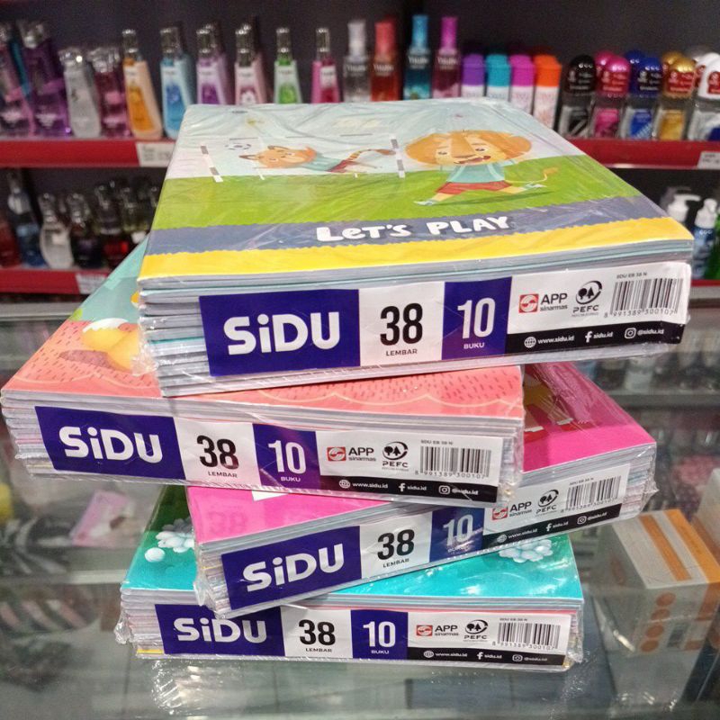 

Buku Tulis SIDU 38 / Buku Tulis Sinar Dunia 38 Lembar 10 pcs/ Buku Tulis Murah