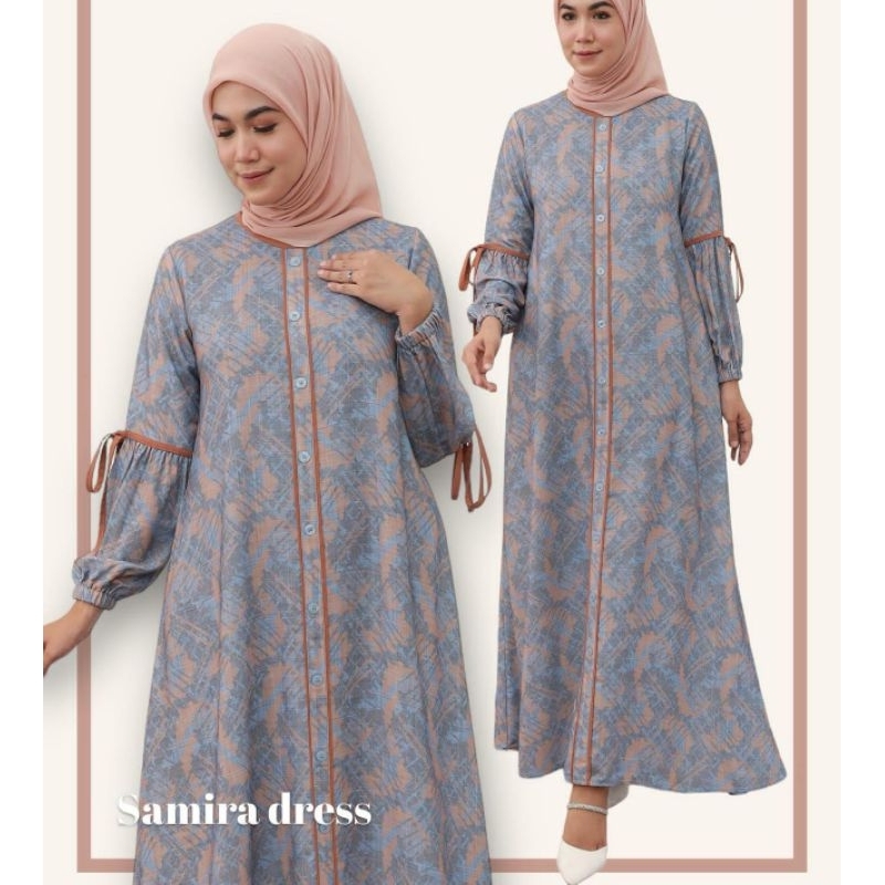 Baju Gamis Wanita - Dress Samira DSK BQ29