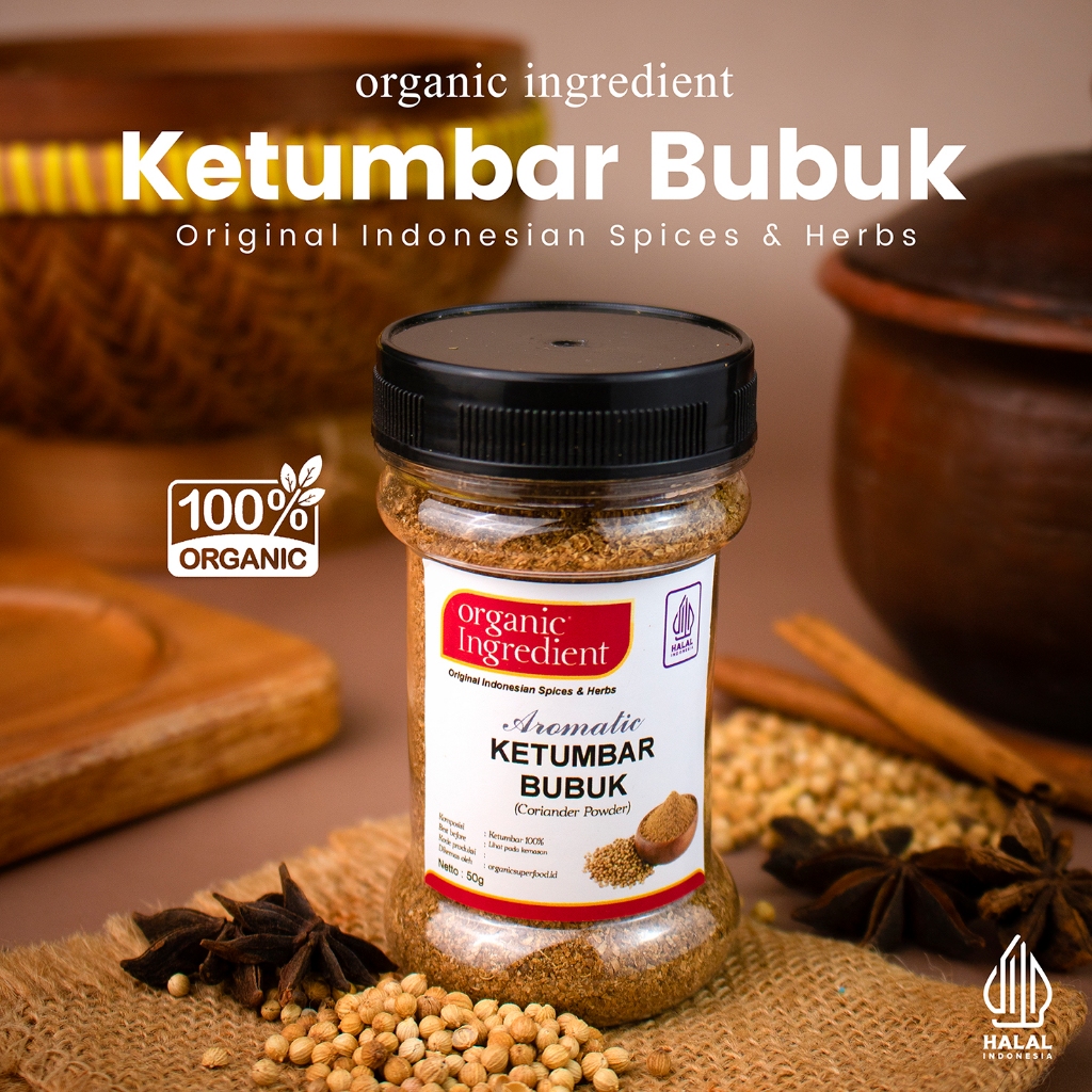 

Organic Ingredient Ketumbar Bubuk Original Rempah Indonesia Bumbu Dapur