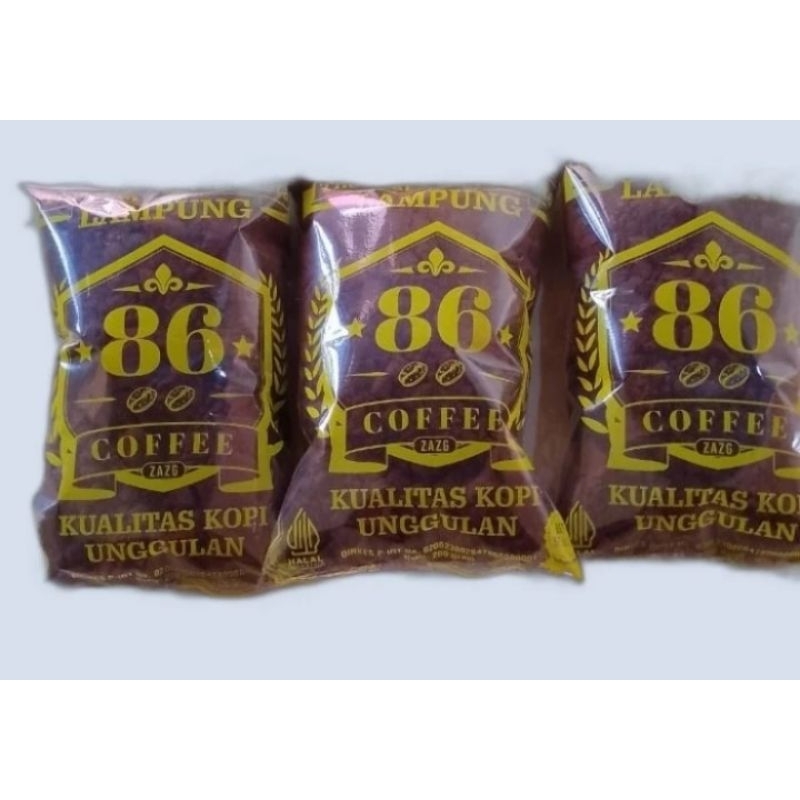 

kopi bubuk 86 coffee kemasan 100gr
