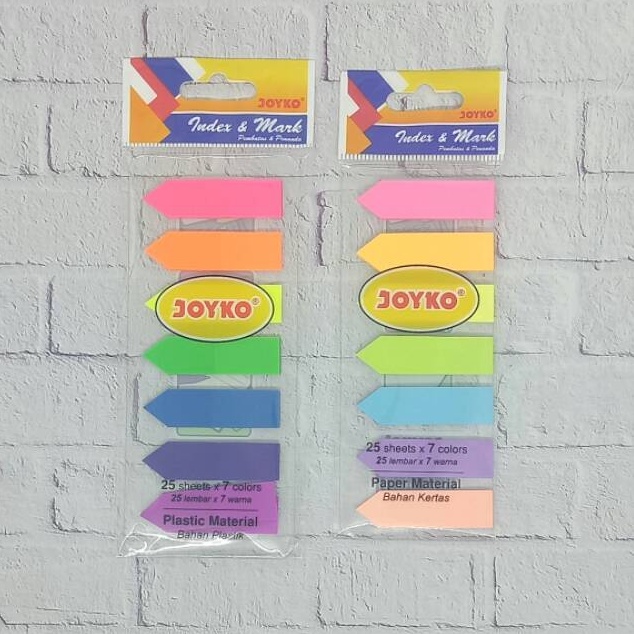 

MURRRMERRR Sticky notes Arrow 7 warna Index mark penanda