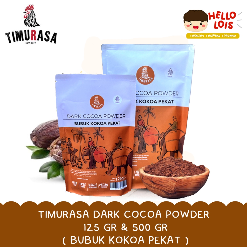 

TIMURASA DARK COCOA POWDER (BUBUK KOKOA PEKAT) EXPIRED 06/25