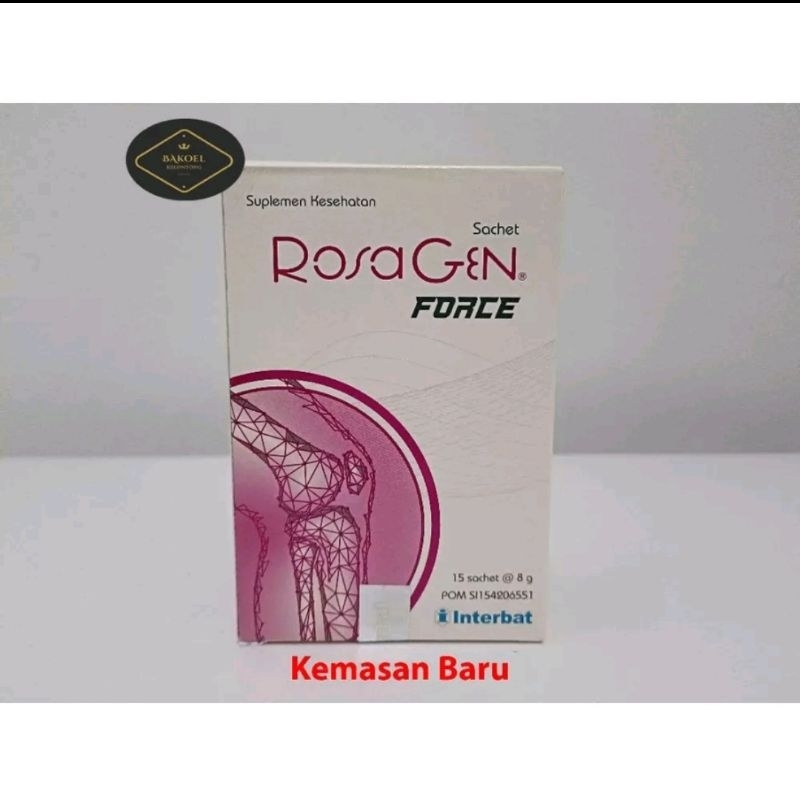 ROSAGEN SUPLEMEN KESEHATAN ROSAGEN ASLI ORIGINAL 1 BOX 15 SACHET ROSAGEN OBAT PERSENDIAN TULANG