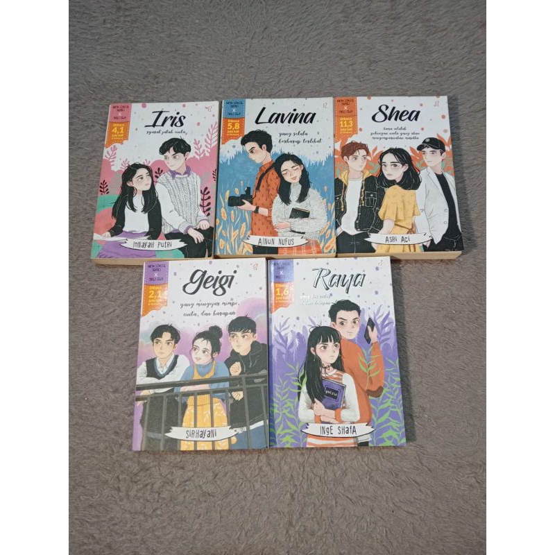 Novel Preloved High School Series HSS Girls Club Iris Lavina Shea Geigi Raya Original
