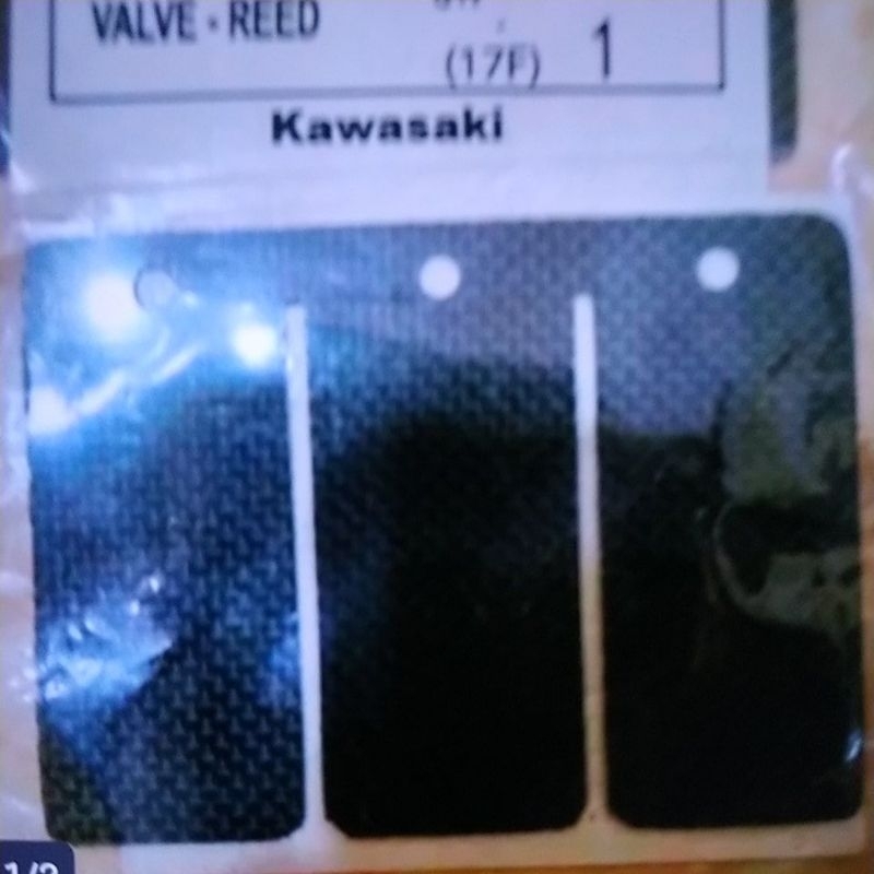 plat lidah membran KX125 KX 125 carbon ori pnp Ninja RR R original KMI