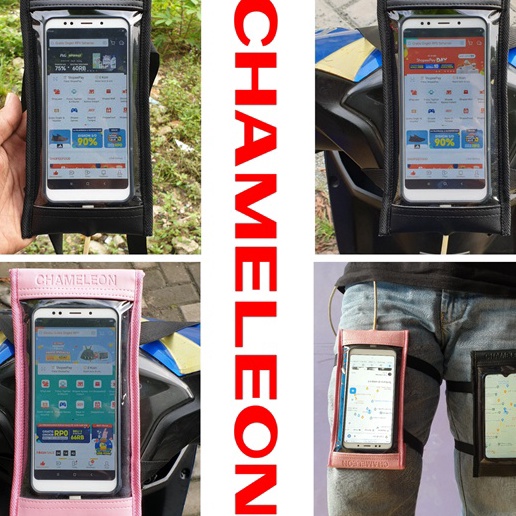 Terbaik Holder hp motor matic waterproof Tas holder cover hp sepeda motor