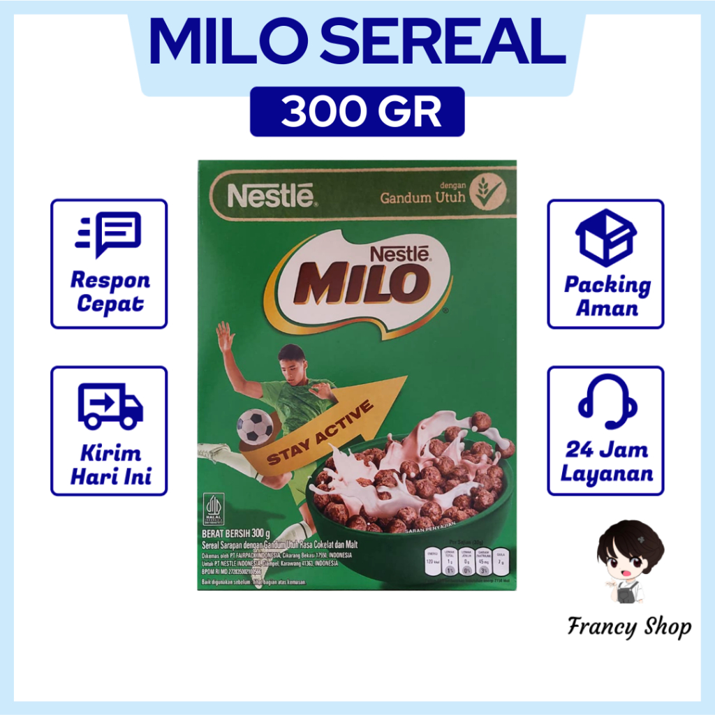 

Sereal Nestle Milo Cereal Box 300 gr