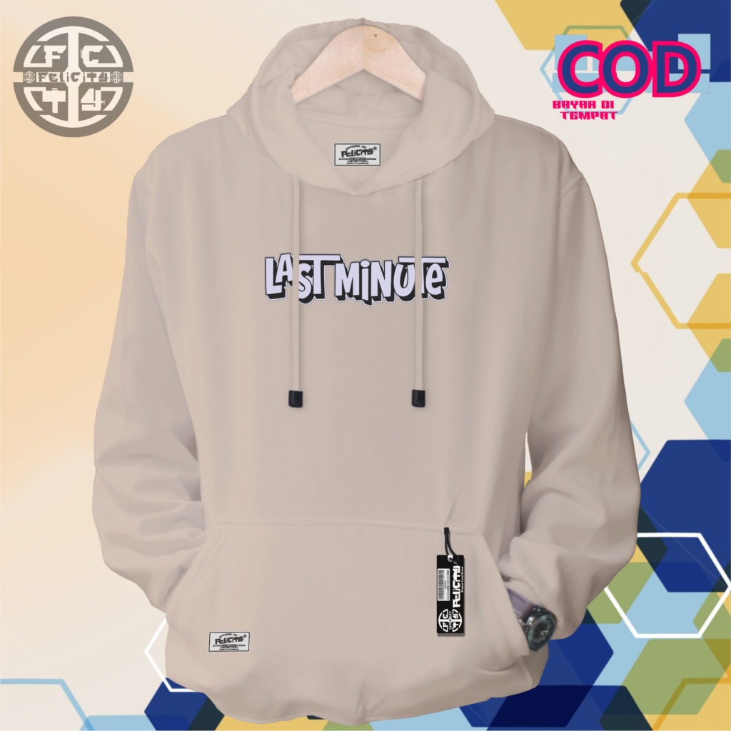 Hoodie pria tebal warna abu paralon FELICITY Hodiee cowok keren graffity Switerr cowok keren warna c