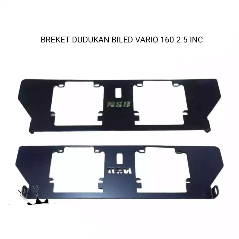 Breket dudukan lampu biled projie vario 160 bracket projie aes wst se 2.5 inch honda vario 160