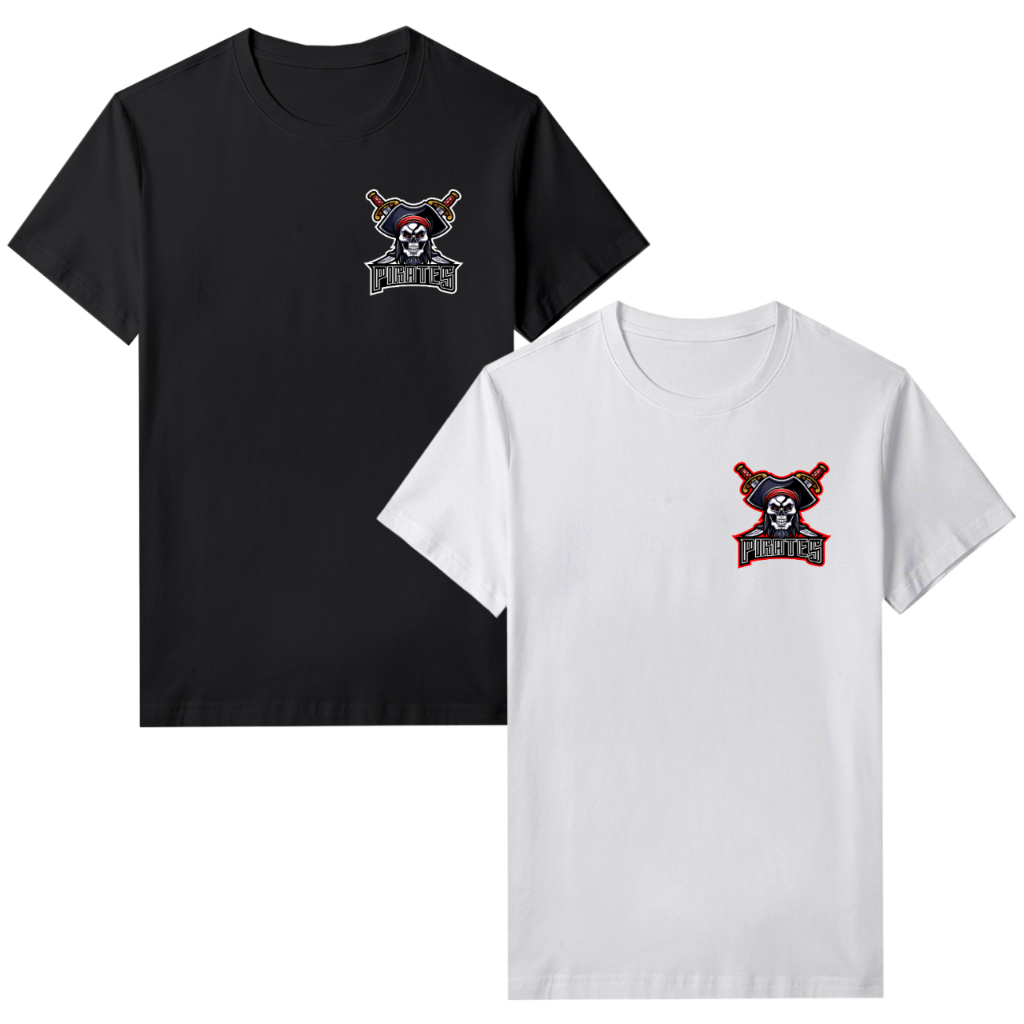 T Shirt Kaos Distro Anime Pirates Of The Caribbean Pria Wanita Cotton Combed 30s