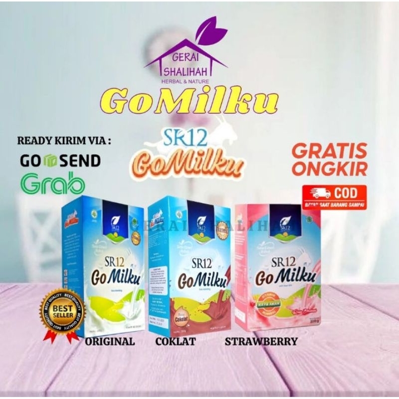 

susu Go milku Sr12 Susu kambing Etawa penambah berat badan Membantu kesehatan eh