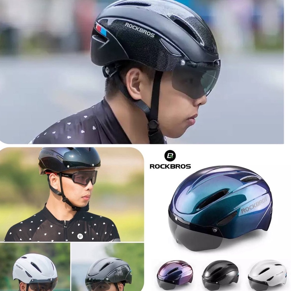 ORDER NOW  Helm Sepeda ROCKBROS WT18 Original Bicycle Helmet Helem Dewasa Pria Wanita Cowo Cewe MTB 