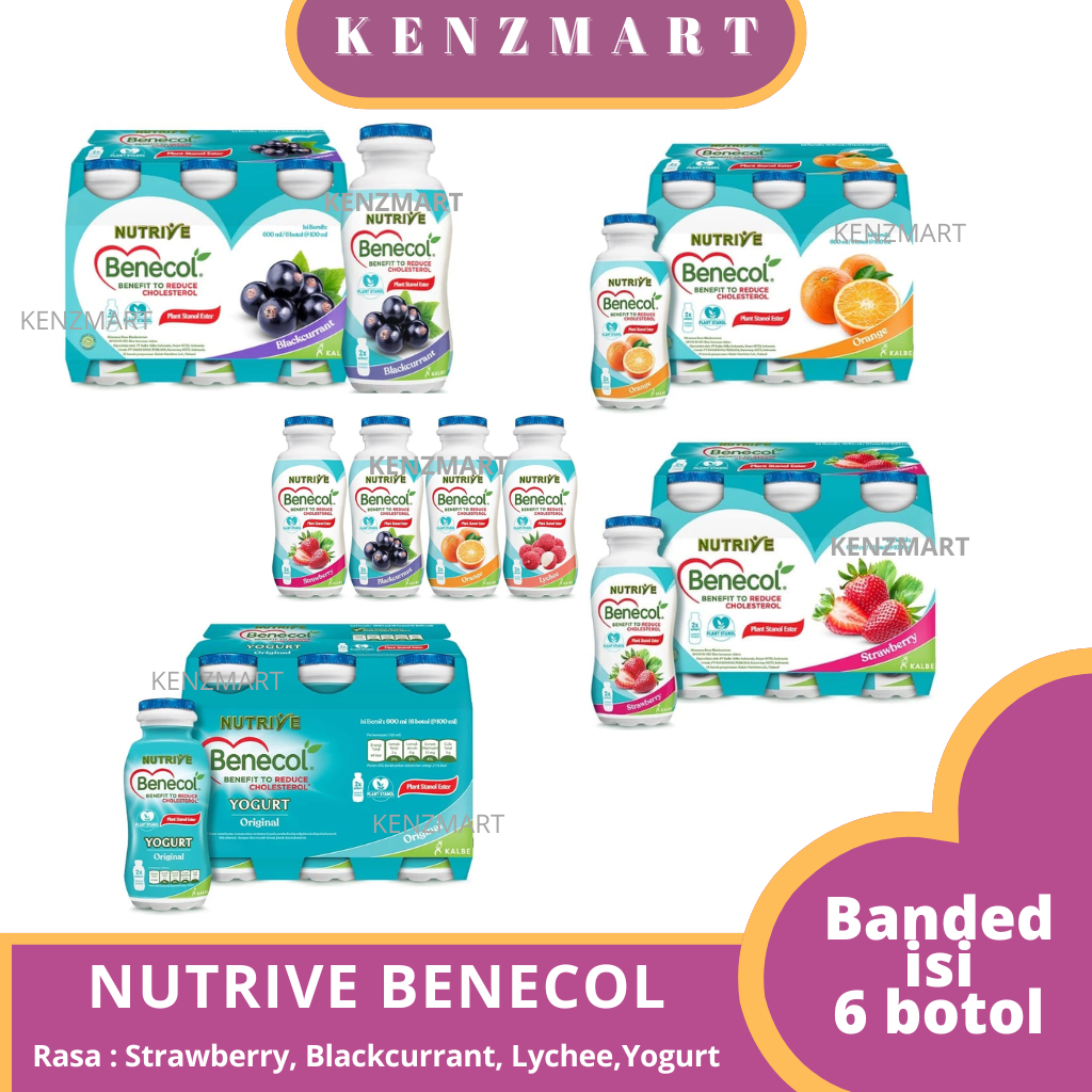 

NUTRIVE BENECOL MINUMAN KOLESTEROL ( BANDED ISI 6 BOTOL )