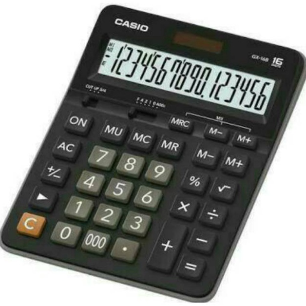 

PROMO MENARIK CASIO GX16B KALKULATOR MEJA DESKTOP CALCULATOR GX16B