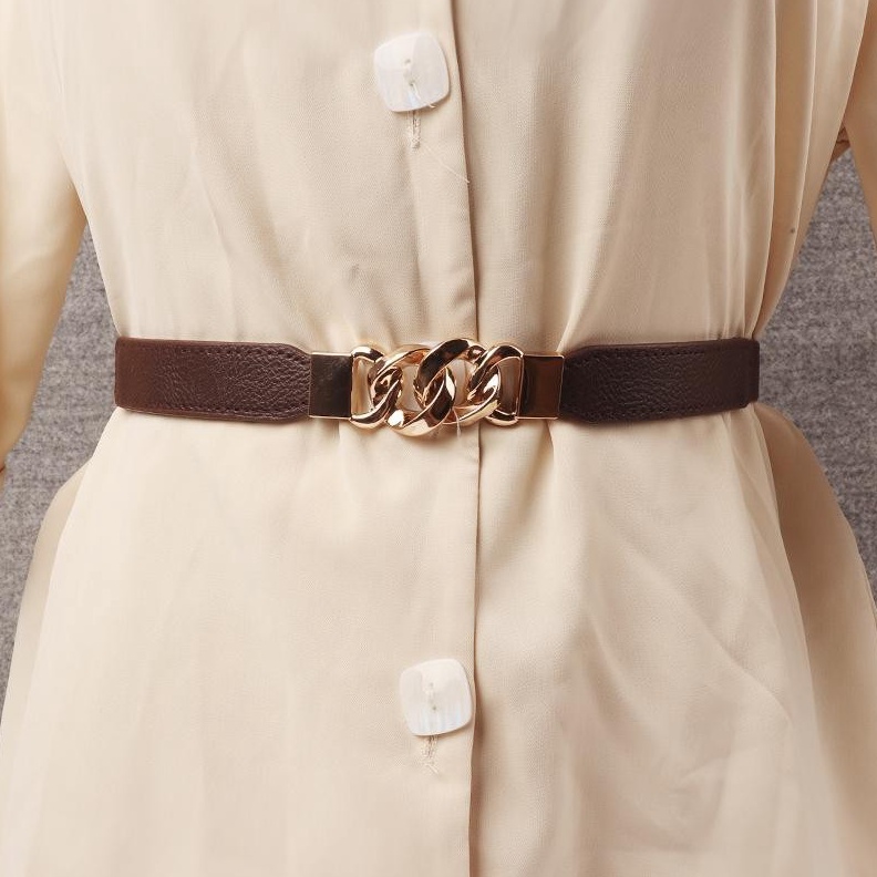 PROMO BESAR VENDI  Belt Wanita Ikat Tali Pinggang Karet Thin Kecil Dress Waistband Bob