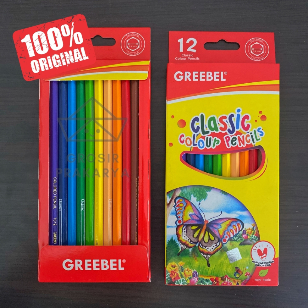 

Pensil Warna Merk GREEBEL Ori Isi 12 Panjang Colour Jual Perlengkapan Menggambar Color Sekolah Pewarna Cantik School Prakarya Kertas Pencil Mewarnai Original Coloring Kesenian Asli Peralatan Seni Art Murah Termurah Grosir Prakarya Malang