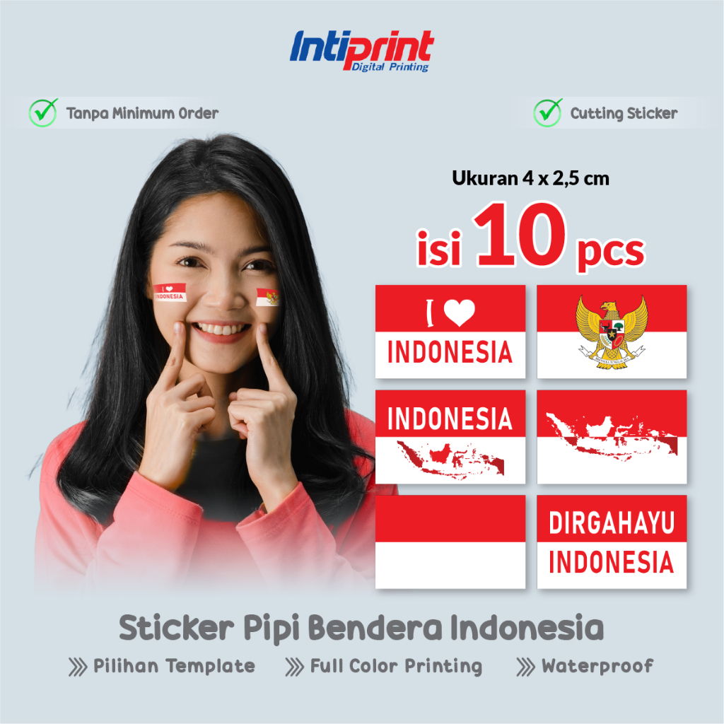 

Sticker Pipi Bendera [READY STOCK] Tempelan Pipi Merah Putih / Stiker Kemerdekaan 17 Agustus
