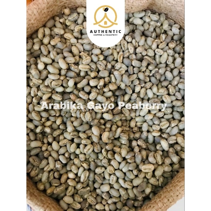 

Biji Kopi Mentah Green Bean Arabika Gayo Peaberry (Biji Tunggal) 1 Kg