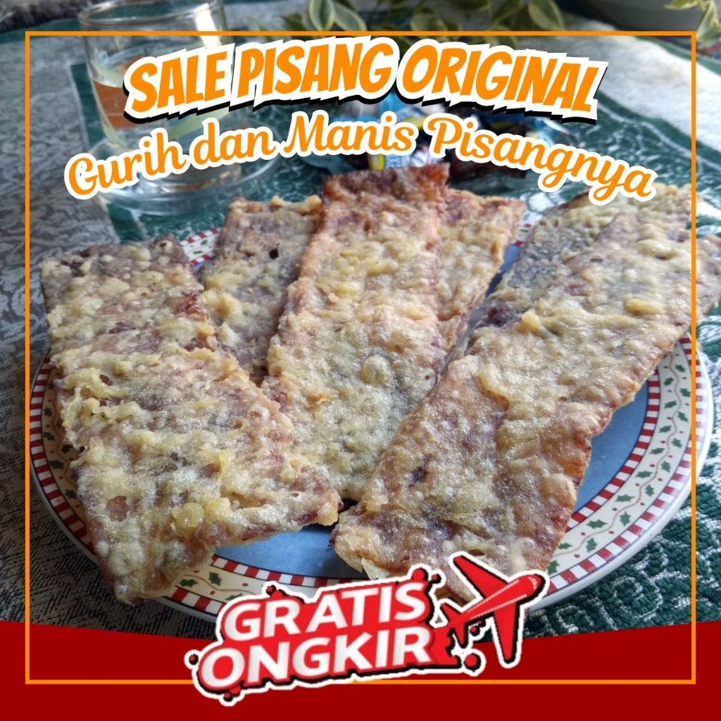 

SALE Pisang Lidah 175 Gram / Sale Pisang Kering Premium original