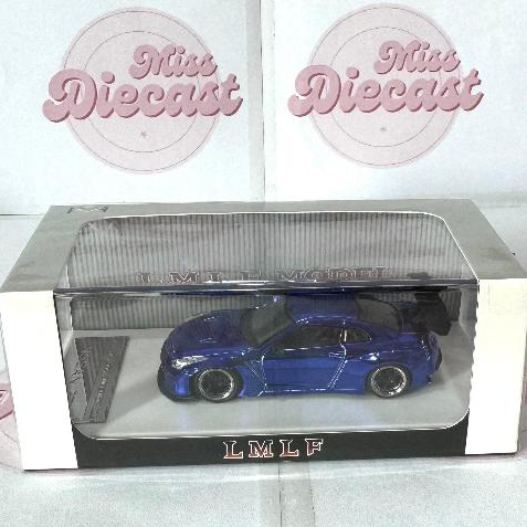 Diecast 1:64 LMLF Nissan GT-R R35 Blue