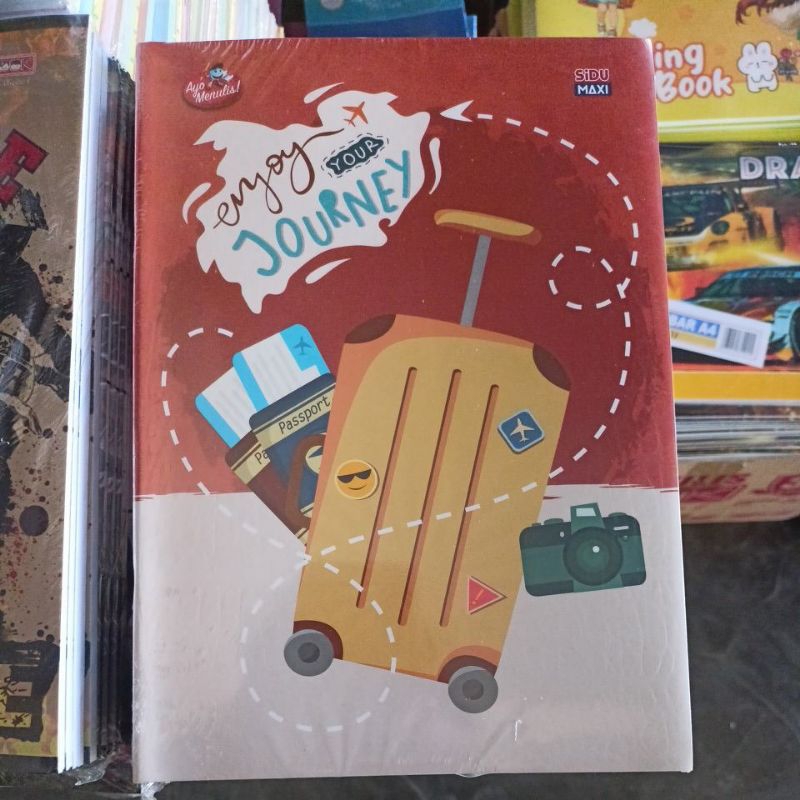 

1pak 5pcs buku tulis sidu boxy maxy 42 lembar