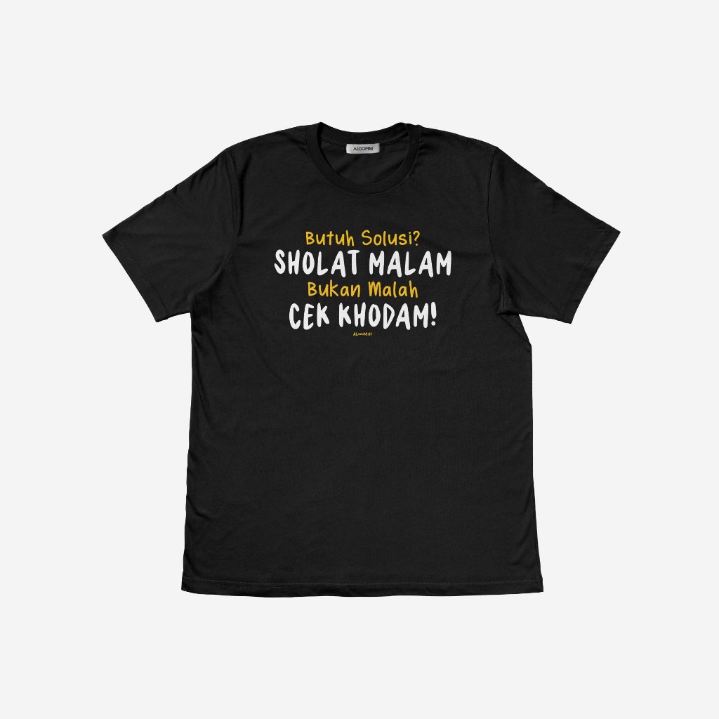 Aloomni T-shirt Cek KH0DAM Combed 24s Unisex