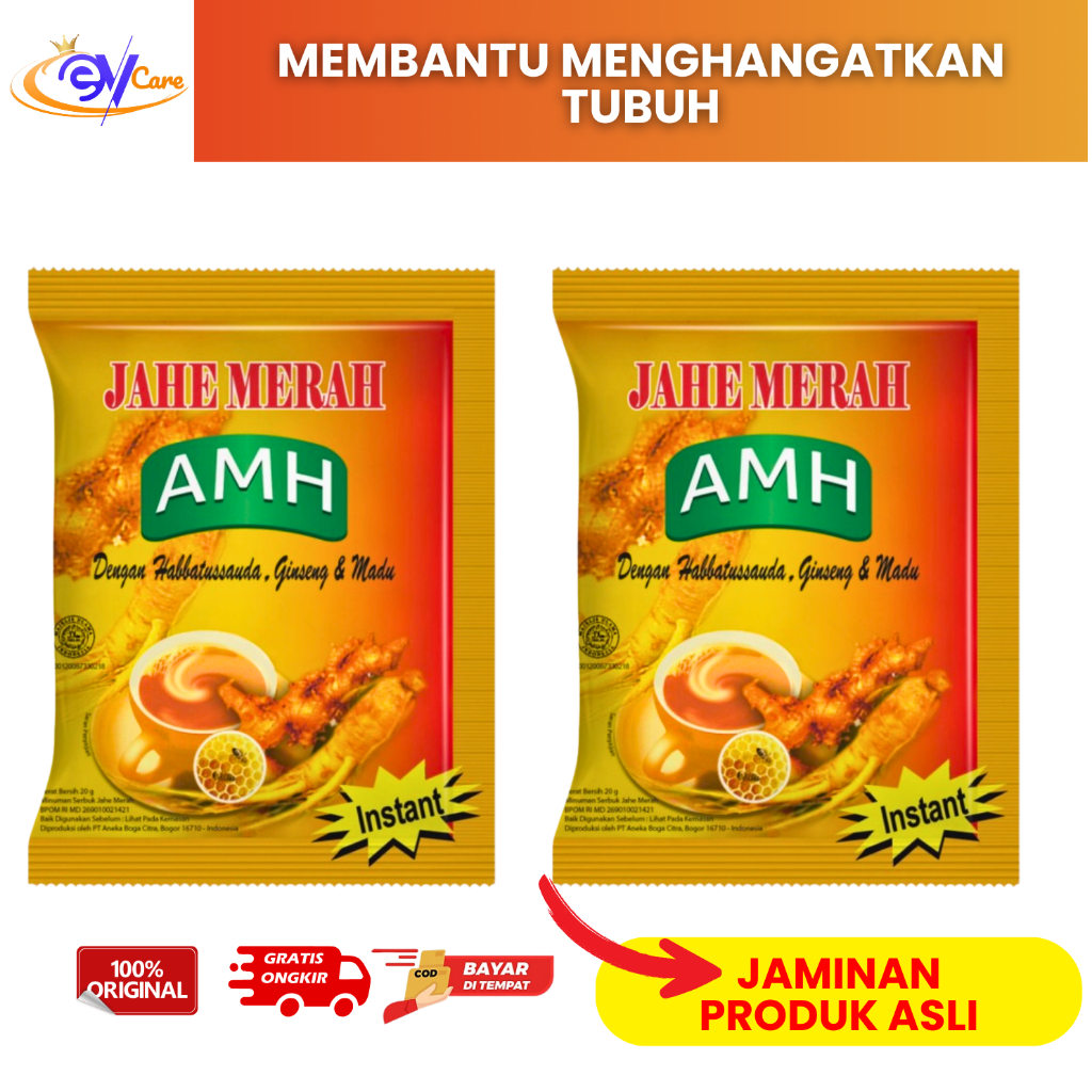 

[GIFT] AMH Jahe Merah Instant Membantu Menjaga Daya Tahan Tubuh 2 Sachet