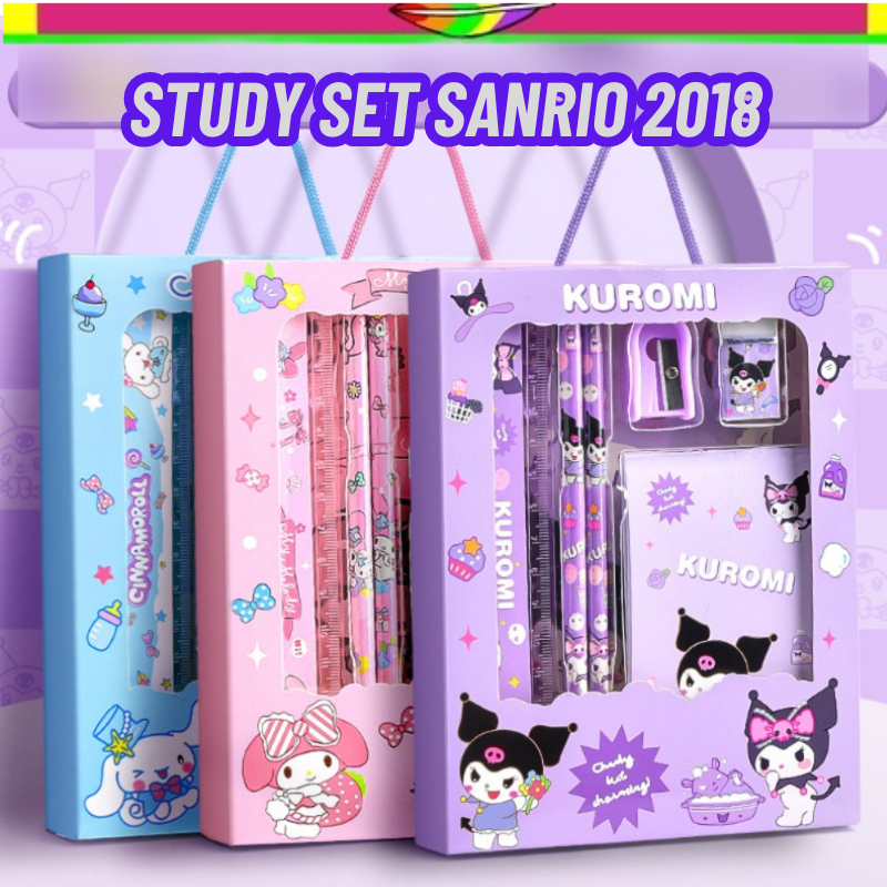 

STUDY SET SANRIO 2018 | SET ALAT TULIS | SET PENSIL PULPEN | KADO ANAK ULANG TAHUN | PERALATAN TULIS | PERLENGKAPAN MENULIS ANAK | ALAT TULIS SEKOLAH | ALAT TULIS KANTOR | KUROMI | MELODY | CINAMORROL | KMK