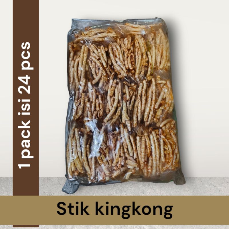 

stik kingkong 1 pack isi 24 | camilan pedas