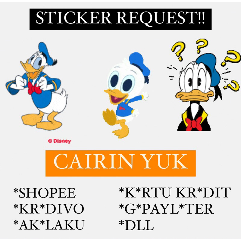 

STIKER 1000 PCS - UKURAN 1 METER x 500 CM