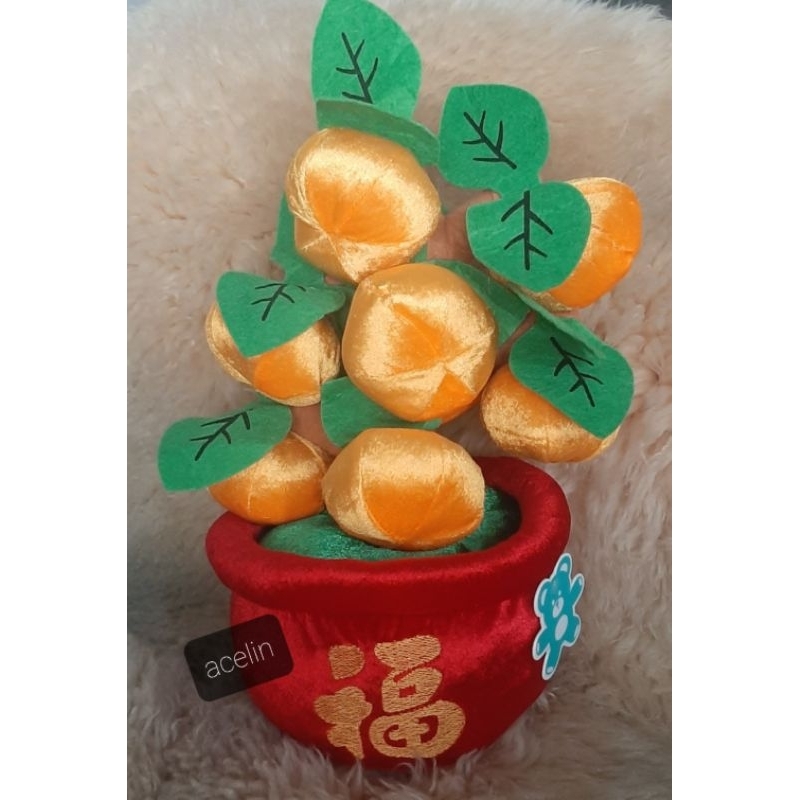 Boneka Pot Jeruk imlek Ukuran jumbo besar -+43cm