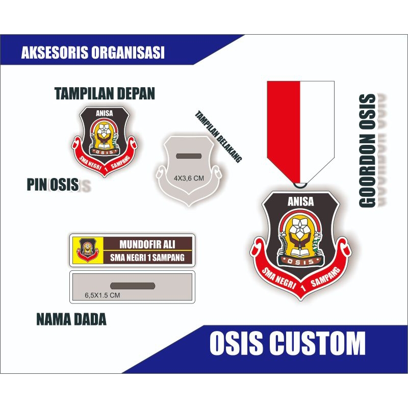 PIN / GORDON OSIS CUSTOM ORGANISASI