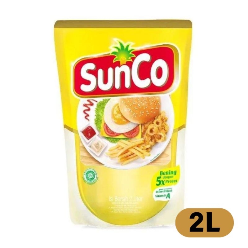 

Minyak goreng sunco 2 liter x4