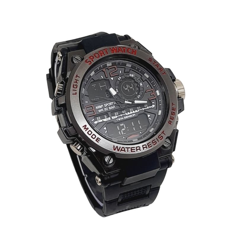 Jam Tangan Sport Army Sport Double Time Tahan Air