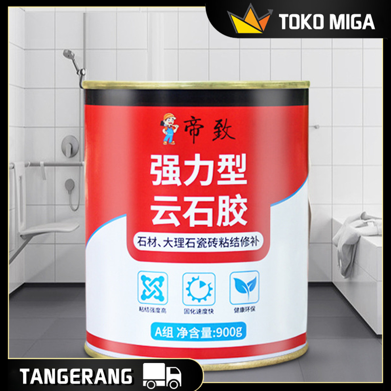 900G Lem Kramik Super Kuat Tipe Cepat Kering Lem Batu Marmer Granit / Lem Instan Super Khusus Marmer